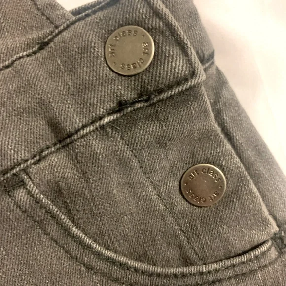 NWOT Art Class Girls Gray Denim Jean Dress Skirt Overalls Jumper 6/6X 6 6X - Picture 4 of 6